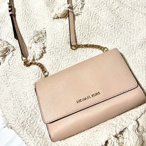 Michael Kors Crossbody Purse- Pale Pink